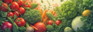 Seasonal vegetables